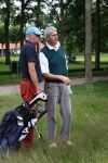 Sint Michielsgestel, 7 Juli 2008
NK senioren heren professionals op GC de Dommel
Tom O Mahoney met o.a. zijn caddy en Jan Dorrenstein