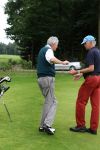 Sint Michielsgestel, 7 Juli 2008
NK senioren heren professionals op GC de Dommel
Tom O Mahoney met o.a. zijn caddy en Jan Dorrenstein