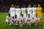 Eindhoven, 12 Maart 2008
UEFA 1/8 finale PSV-Tottenham Hotspur FC, eindstand 0-1
PSV wint na verlenging en straschoppen met 6-5 en gaat door naar de 1/4 Finale
staande v.l.n.r.: Dimitar Berbatov Jermaine Jenas (8) Ledley King (c) Jonathan Woodgate Tom Huddlestone en Paul Robinson
Gehurkt v.l.n.r.: Pascal Chimbonda Didier Zokora Young Pyo Lee Robbie Keane Steed Malbranque