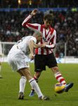 Eindhoven, 30 December 2007
Laatste Kompetitiewedstrijd van het jaar PSV-NAC  Eindstand 2-0 Seizoen 2007/2008
Tyrone Loran in duel met Danko Lazovic