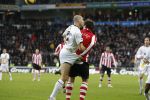 Eindhoven, 30 December 2007
Laatste Kompetitiewedstrijd van het jaar PSV-NAC  Eindstand 2-0 Seizoen 2007/2008
Tyrone Loran in duel met Danko Lazovic