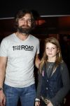 Amsterdam 28 januari 2008
Victor Reinier met baard  bij modeshow van Simone v Trojen samen met zijn dochter en een vriendin.