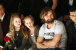 Amsterdam 28 januari 2008
Victor Reinier met baard  bij modeshow van Simone v Trojen samen met zijn dochter en een vriendin.
