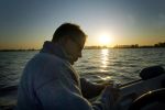 Herfst met ondergaande zon op de vinkenveense Plassen
Fransjan v d Elzen