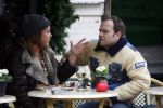 Amsterdam 8 januari 2007
Carlo Boszhard en Viola Holt met dochter op terras van pc hooftstraat.