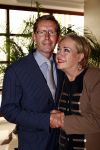 Noordwijk 17 mei 2009
Feest Astrid Engels bij de hotels van Oranje. Viola Holt met man Peter
Peter Smulders bv