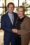 Noordwijk 17 mei 2009
Feest Astrid Engels bij de hotels van Oranje. Viola Holt met man Peter
Peter Smulders bv