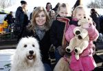 Diemen 14  februari 2009
Wandeltocht voor honden in het diemer bos. Vivian Slingerland met puck en Rebel
Peter Smulders bv