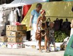 Ibiza  12 juli 2008
Wendy v Dijk met haar zoontje Sem en broer Mike v Dijk op vakantie op ibiza.