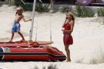 Ibiza  12 juli 2008
Wendy v Dijk met haar zoontje Sem en broer Mike v Dijk op vakantie op ibiza.