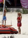 Ibiza  12 juli 2008
Wendy v Dijk met haar zoontje Sem en broer Mike v Dijk op vakantie op ibiza.
