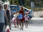 Ibiza  12 juli 2008
Wendy v Dijk met haar zoontje Sem en broer Mike v Dijk op vakantie op ibiza.