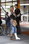 Amsterdam 17 april 2009
Wendy v Dijk wordt door haar vriend Erland Galjaard naar het AMC ziekenhuis gebracht om haar gebroken voet in het loop gips te zetten.
Peter Smulders bv