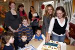 Uithoorn 23 januari 2008
Wendy v Dijk met Sem en broer Mike voorlezen tijdens de nationale vorleesdag  bij de speeldoos.
