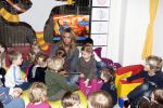 Uithoorn 23 januari 2008
Wendy v Dijk met Sem en broer Mike voorlezen tijdens de nationale vorleesdag  bij de speeldoos.