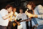 Rotterdam, 4 juni 1983
Afscheid Willem v Hanegem voetbalwedstrijd met FC Feyenoord tegen het Nederlands elftal van 1974
Na afloop wedstrijd een feest met o.a. optreden Willem met Andre Hazes Ron Brandsteder