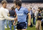 Rotterdam, 4 Juni 1983 Afscheidswedstrijd Willem v Hanegem met FC Feyenoord tegen het Nederlands elftal van 1974