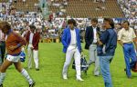 Rotterdam, 4 Juni 1983 Afscheidswedstrijd Willem v Hanegem met FC Feyenoord tegen het Nederlands elftal van 1974
Fotograaf Hans v Tilburg
Pleun Strik Ivo Niehe Pleun Strik Rene v d Kerkhof Hugo Hovekamp