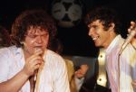 Rotterdam, 4 juni 1983
Afscheid Willem v Hanegem voetbalwedstrijd met FC Feyenoord tegen het Nederlands elftal van 1974
Na afloop wedstrijd een feest met o.a. optreden Willem met Andre Hazes