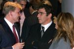 Amsterdam 17 September 1999
Uitreiking boek over 100 jaar Top-sport met o.a. Prins Willem Alexander hier in gesprek met Willem v Hanegem en zijn vrouw Marianne v Hanegem


PETER SMULDERS BV
