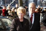 Amsterdam 1 februari 2008
Feest koningin Beatrix en Prinses Margriet voor hun 70e en 65e verjaardag in Carre.
Wim Deetman met vrouw