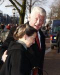 Amsterdam 1 februari 2008
Feest koningin Beatrix en Prinses Margriet voor hun 70e en 65e verjaardag in Carre.


Wim Kok met vrouw Rita
Peter Smulders bv