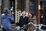 Amsterdam 17 januari 2008
Martijn Krabbe en Winston Gerschtanowitz  tijdens opnames op de cornelis schuytstraat.