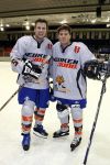 Amsterdam 21 maart 2009
RTL ewn SBS 6 ijshockeyen tegen elkaar op de Jaap Eden baan. Martijn Krabbe en Winston Gerschtanowitz
Peter Smulders bv