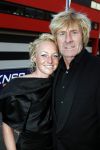 Hilversum 20 maart 2009
Schaatsgala bij studio 21. Wopke de Vegt met zijn vriendin
Peter Smulders bv