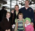 Rotterdam 25 november 2007
Premiere Feest van sinterklaas in ahoy. Yolande Adriaansens ex Prins Willem Alexander met man Kasper klinkhamer en hun kinderen