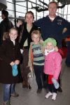 Rotterdam 25 november 2007
Premiere Feest van sinterklaas in ahoy. Yolande Adriaansens ex Prins Willem Alexander met man Kasper klinkhamer en hun kinderen
