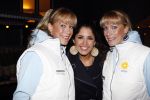 Hilversum 13 december 2007
Jan Smit en Yolanthe Cabau v Kasbergen bij de winter presentatie van de tros. Yolanthe met 2 deelneemsters van Twinzz