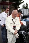 Brescia 15 mei 2008
Start van de Mille Miglia in Brescia. State of art rijdt met 2 porsches mee. 
Yuri Luzhkov de burgemeester van Moskou