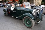Brescia 15 mei 2008
Start van de Mille Miglia in Brescia. State of art rijdt met 2 porsches mee. 
Yuri Luzhkov de burgemeester van Moskou