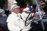 Brescia 15 mei 2008
Start van de Mille Miglia in Brescia. State of art rijdt met 2 porsches mee. 
Yuri Luzhkov de burgemeester van Moskou