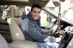 Volendam 1 april 2008
Jan Smit in zijn mercedes auto
Peter Smulders bv