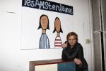 Amsterdam 12 maart 2009
Sander Foppele in zijn galerie met zijn kunstwerken.
Peter Smulders bv