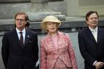 Den Haag 21 april 2009
Koningin Beatrix ontvangt  Koning Carl Gustav en Koningin Silvia van Zweden op paleis Noordeinde. hofdame v Loon de la Bouchere
Peter Smulders bv
