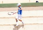 Marbella 14 augustus 2007
Richard Krajicek en zijn zoon Alec aan het tennissen in Marbella.