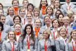 Den Haag 27 augustus 2008
De Olympische medaille winnaars van Peking op het bordes bij Koningin Beatrix. Aanwezig oa Anky v Grunsven