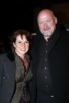 Gouda 23 december 2008
Premiere Anatevka in de goudse schouwburg. Annemieke Ruyten met haar man
Peter Smulders bv