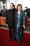 Rotterdam 20 april 2008
Premiere les Miserables  in het nieuwe Luxor theater. Annewil Blankers met zoon
Peter Smulders bv