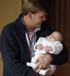 Den Haag 26 juni 2007
Fotomoment met Prins Willem Alexander Maxima Prinses Amalia Alexia en Ariane bij de koninklijke stallen. Prinses Alexia viert haar 2e verjaardag.
