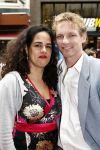 Amsterdam 12 april 2008
Barry Atsma met vriendin bij morrison krijgt een zusje premiere.