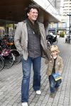 Amsterdam 4 oktober 2008
Premiere Grote Terra in de meervaart. Bas Westerweel met zoontje
Peter Smulders bv