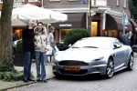 Amsterdam 15 november 2008
Bram Moszkowicz met zijn zoon Nathan in aston martin op de cornelis schuytstraat.
Peter Smulders bv