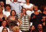 Amsterdam 24 mei 2008
Toppers in concert in de arena met Rene Froger Gordon en Gerard Joling. Caroline tensen met dochter Lotte en vriend Peter Gallas