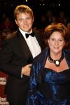 Amsterdam 10 oktober 2008
Premiere Sunset Boulevard in Carre. Catherine Keyl met een kennis
Peter Smulders bv