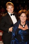 Amsterdam 10 oktober 2008
Premiere Sunset Boulevard in Carre. Catherine Keyl met een kennis
Peter Smulders bv