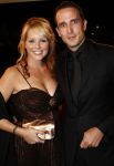 Amsterdam 10 oktober 2008
Premiere Sunset Boulevard in Carre. Een zwangere Chantal Janzen met haar vriend Marco
Peter Smulders bv